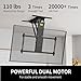 VIVO Electric TV Ceiling Mount for 40 to 85 inch Screens, Large Flip-Down Motorized Pitched Roof VESA Mount, Master Pack, Black, MOUNT-E-FD85