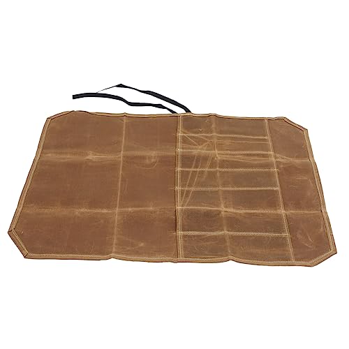 BESTOYARD Borsa in Tela Per Coltelli Rotolo Portatile Per Riporre Utensili Da Cucina Custodia Per Coltelli Tasche Multiple Per Organizzare e Trasportare Facilmente