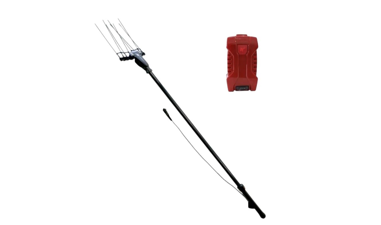 Abbacchiatore Olive Elettrico a Batteria Zainato Nplus 36V 13Ah – Motore Brushless 1,44 kW, Asta Telescopica 210-330 cm, Leggero 2,2 kg, Alta Raccolta 90-160 kg/h