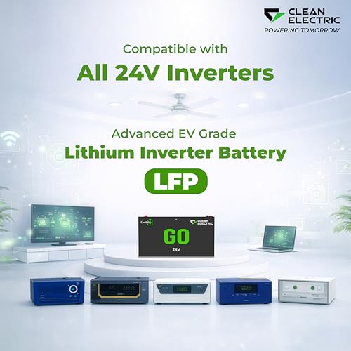 Image of LFPGO400 | LFP Inverter Battery | 25.6V /100Ah, 2560Wh | Lithium | Smart BMS, 5 Year Warranty, 10+ Year Life