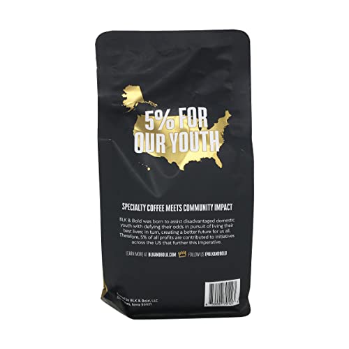 Blk & Bold | Limu Ethiopia Single Origin | Fair Trade Certified | Light Roast | Whole Bean Coffee | 12 Oz. Bag #TOP4