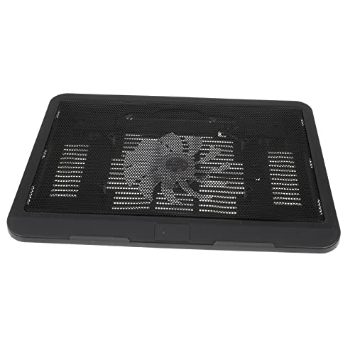 Base refrigeradora para laptop gamer con ventiladores LED y diseño antideslizante para escritorio, soporte de enfriamiento silencioso para uso en casa y oficina miniatura 1