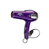 Conair 1875 Watt Cord Keeper Hair Dryer, Purple