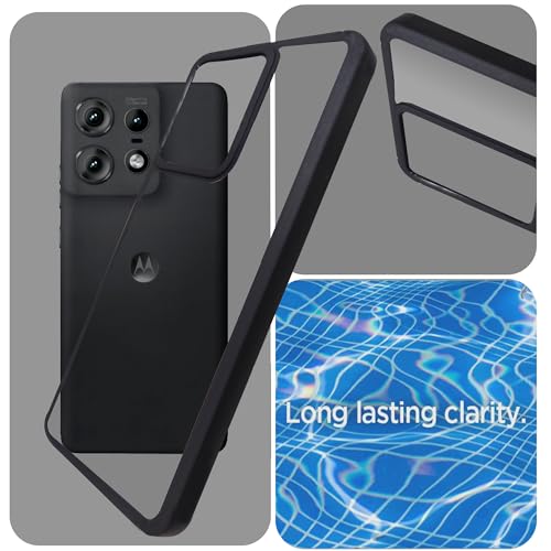 Image of A rtistque Hard Clear Back Cover Case for Motorola Moto Edge 50 Pro 5G | Shockproof TPU | Acrylic Armor Case for Motorola Moto Edge 50 Pro 5G| Stylish Protective Design - Transparent