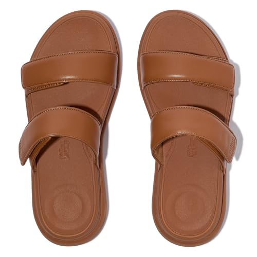Image of FitFlop Women's, F-MODE GO Adjustable Two-Bar Slide Sandal
