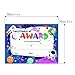 Lesnala 50 PCS Printable Certificate of Award for Children Teachers Students Parents and Kids Suitable for End of Semester Back to School Home Study Supplies 8.3 X 11 Inches