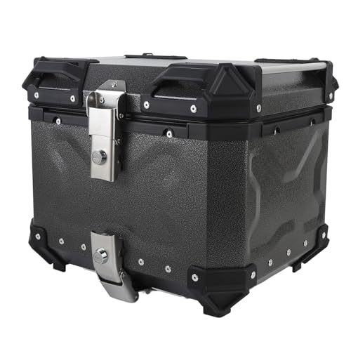 Coffre de moto universel alu 36L avec doublure amovible et serrures