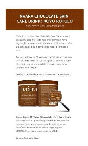 Naara Chocolate Verisol - Colágeno Hidrolisado Jeunesse