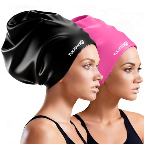 Bonnet de bain extra large en silicone de qualité supérieure pour adultes