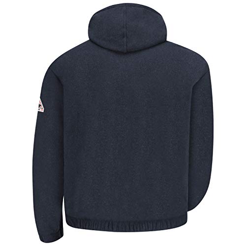 Bulwark FR Men's Flame Resistant 8 Oz Modacrylic Fleece Zip-Front Hooded Sweatshirt2
