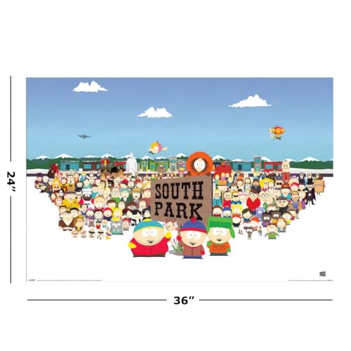 South Park - All Characters TV Show Poster (36" x 24")