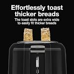 Proctor Silex 2-Slice Toaster, Black, Extra-Wide Slot Toaster with Cool-Touch Walls, Shade Selector, Toast Boost, Auto Shutoff, Cancel Button, 22305