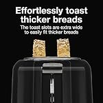Proctor Silex 2-Slice Toaster with Extra Wide Slots for Bagels, Cool-Touch Walls, Shade Selector, Toast Boost, Auto Shut-off and Cancel Button, Black (22305) - Image 2