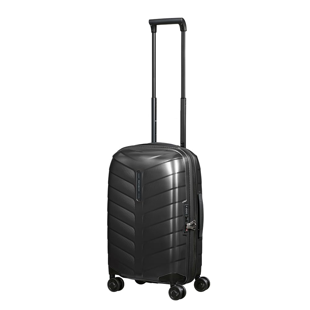 Samsonite Attrix - Spinner S, Bagages à Main Extensibles, 55 cm, 38/44 L, Noir (Anthracite)