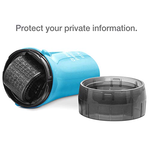 Image of Guard Your ID Advanced 2.0 Rollers Identity for Theft Address Eraser and Security Prevention (Regular 3-Pack, Turquoise)