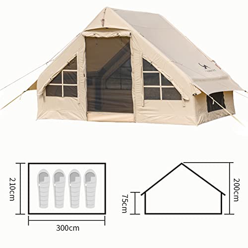 Carpa Yurt de Lujo Doble Capa Impermeable para 3-4 Personas miniatura 7