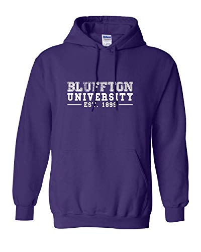CreateMyTee Bluffton University EST 1899 One Color Unisex Hooded Sweatshirt - Bluffton Beavers Apparel