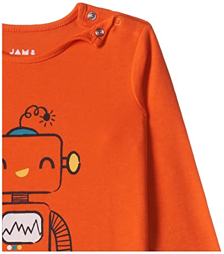 Image of Amazon Brand - Jam & Honey Baby Boy's and Girls Full Sleeves T-Shirt | 100% Cotton Printed Regular Fit Unisex T-Shirts | New Born Baby Clothes - 0 to 24 Months