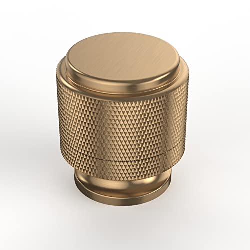 Asidrama 10 Pack Champagne Bronze Kitchen Cabinet Knobs Knurled Dresser Knobs Drawer Knobs Cabinet Hardware Zinc Knobs For Dresser Drawers #TOP17