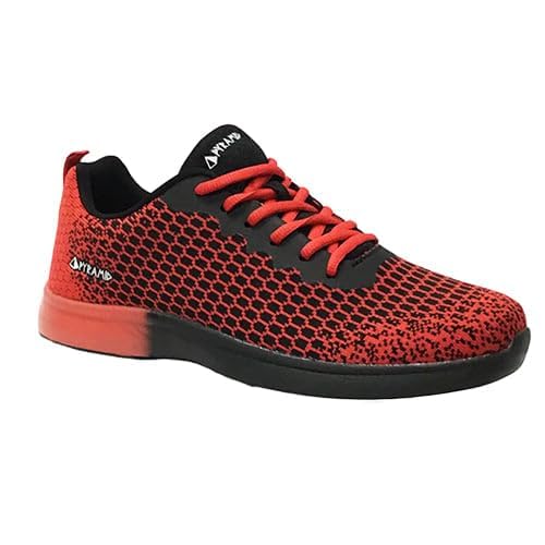 Image of Pyramid Men's Path Lite Seamless Mesh Bowling Shoes - Lightweight Seamless Design, Athletic Fit, Breathable Knit Upper, Universal Slide Soles