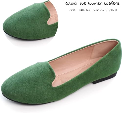 Image of SAILING LU Women Round Toe Comfortable Ballet Flats | Shoes for Women, Dressy, Slip-ons, Loafers
