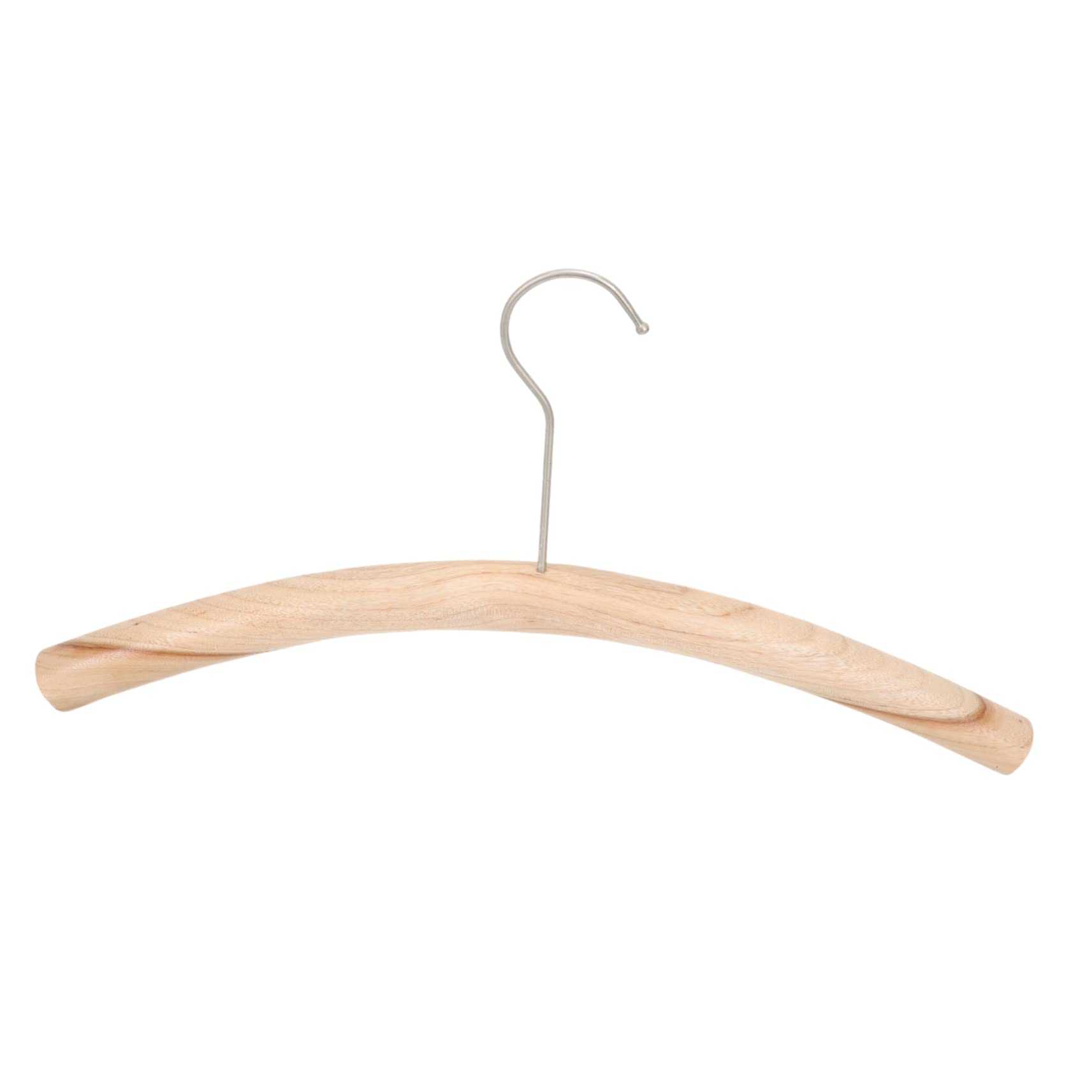 OFFSCH Wooden Clothes Hangers Nordic Style Pastoral Design Sturdy and Elegant Clothes Rack for Various Garments with Strong Load Bearing Capacity for Wardrobe Organization