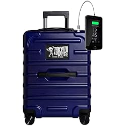 Maletas Tokyoto Outlet TOKYOTO Maleta de Cabina Anti-Arañazos Luggage Equipaje de Mano 55x40x20 Maleta Juvenil Trolley de Viaje Ryanair Easyjet Maleta de Viaje Rígida Blue Green Solo Maleta | Regalos para comunión