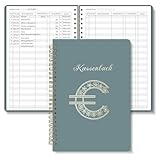 BIROYAL Kassenbuch A5-120 Seiten Haushaltsbuch, Budget Planner & Kassenbücher - Einnahmen Ausgaben Buch - Haushaltsbuch zum Eintragen - Kassenbuch Kleinunternehmer- Ausgaben Tracker Finanzplaner