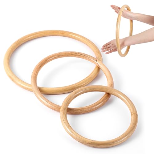 Blueweenly 3 Pcs Kung Fu Ring Wing Chun 7 9 11 Inches Wing Chun Training Equipment for Training Kung Fu