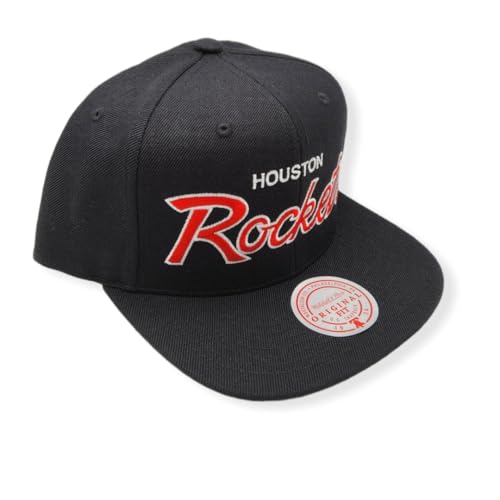 Gorra Snapback Negra Hardwood Classics Houston Rockets miniatura 3