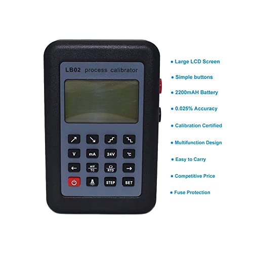 Image of LB02 Resistance Current Voltage Meter Voltmeter, LCD Display Signal Generator Source Process Calibrator 4-20mA /0-10V /mV