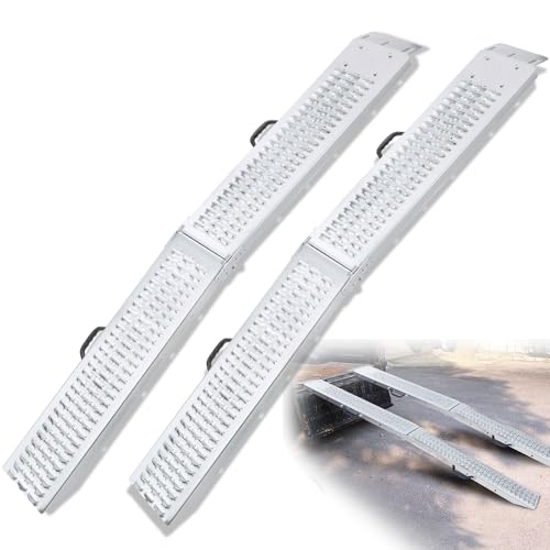FIVMEN 2X Auffahrrampe klappbar Laderampen PKW Tragkraft 400 kg...
