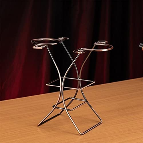 Soporte para botellas de vino TEMKIN metal vintage miniatura 5