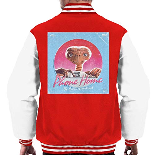 Veste Varsity E.T. l'Extraterrestre pour homme avec motif galactique rétro