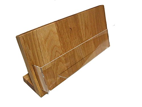 LINLAY Intarsien & Gravuren DinLang Flyerhalter QUER Holz...