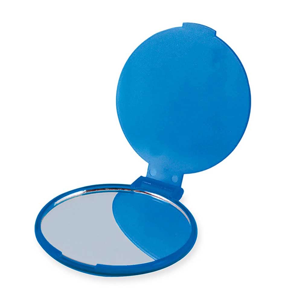 Miroir double carré doublé en cuir synthétique et imprimé papillons, lot de 16 unités. Détails pour femme pour baptême, communion et événements.