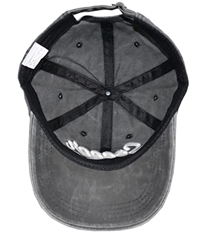 Image of Distressed Soccer Mom Baseball Cap for Women, Adjustable Washed Embroidered Sun Hat for Mama