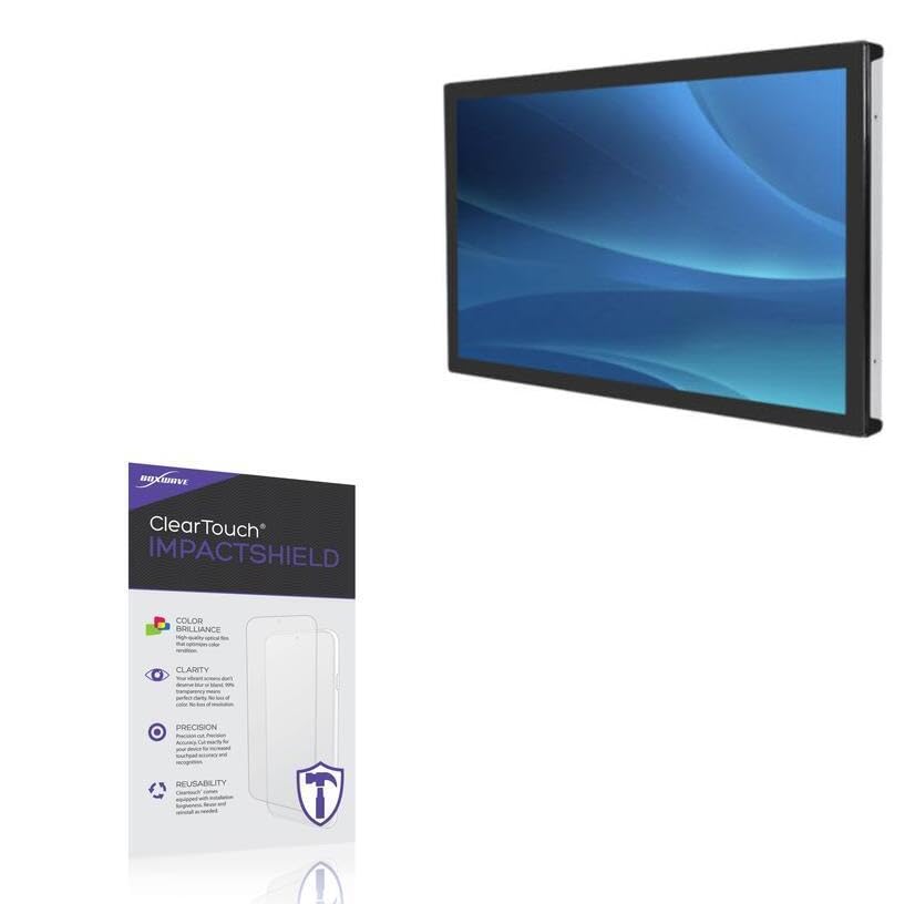 BoxWave Screen Protector Compatible With TRU-Vu VL-ZBTP-15.6C - ClearTouch ImpactShield (2-Pack), Impenetrable Screen Protector Flexible Film