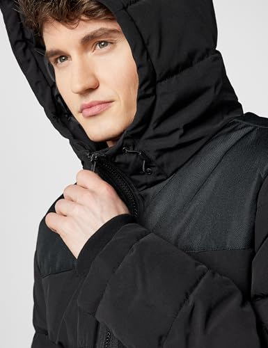 Image of DKNY Men's Mixed Media Quilted Puffer Jacket