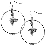 NFL Atlanta Falcons Hoop Earrings, 2-Inch