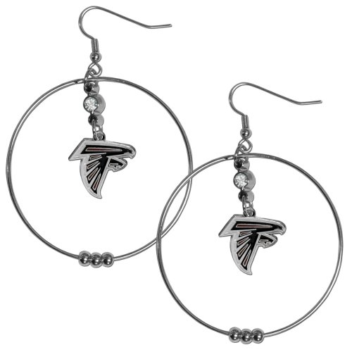 Image of NFL 2-Inch Hoop Earrings
