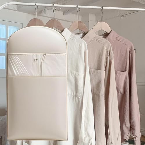 Space Saving Hanging Garment Bag With Selfs Compression Zipper | Hangable Space Saver Dustproof Protective With Selfs-Compression Zipper,Garment Storage Bag For Jackets Shirts Sweater Clothing Travel3