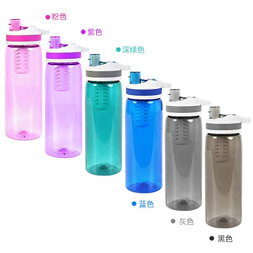 Palha Externa, Andoer Filtro de reposição de garrafa de água Purificador de filtração de água para a