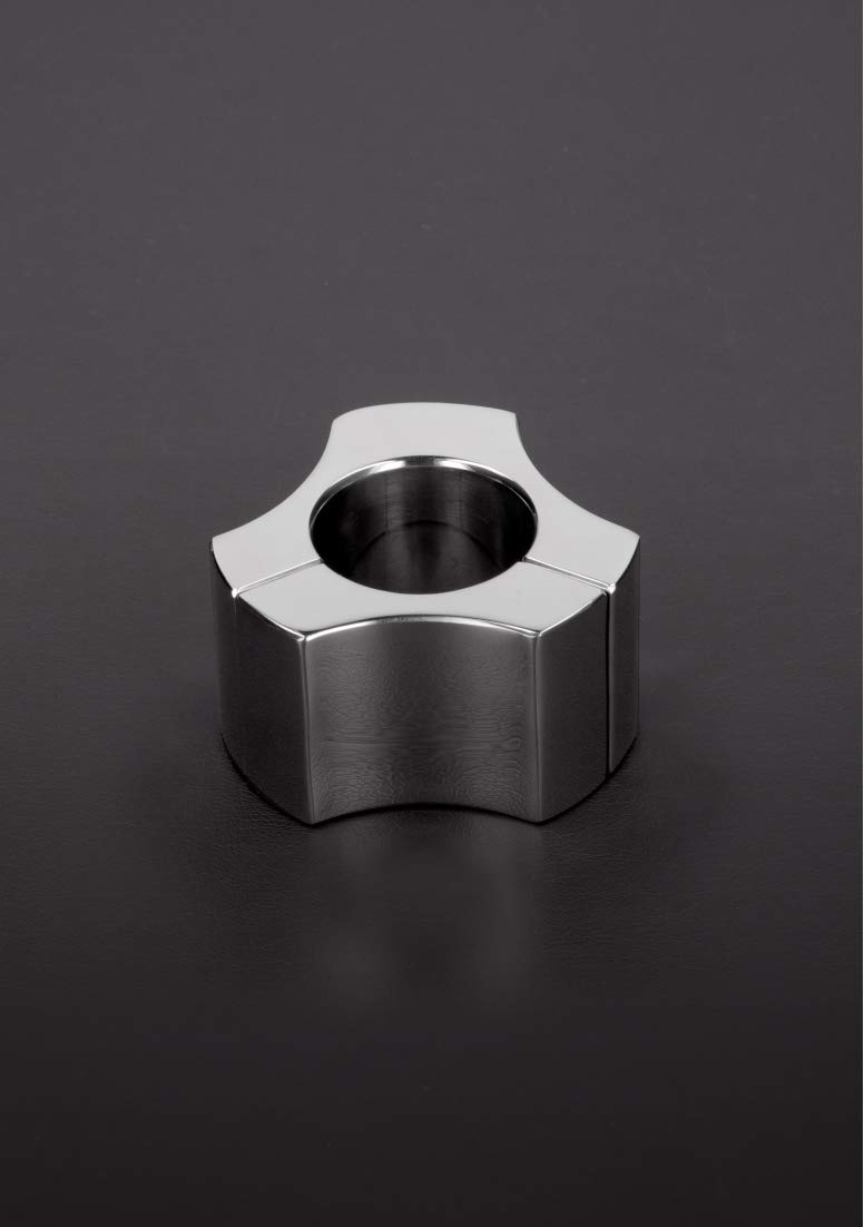 Shots Toys Triune Deluxe Magnetic Ball Strecthers Gaine pour Pénis Argent