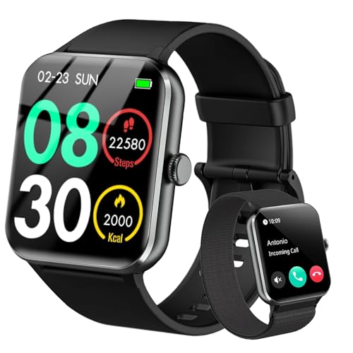 IOWODO Smart Watch for Men Women, 1.85