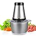 Produktbild Food Processor 300 Watt mit 2 einstellbaren Geschwindigkeitsreglern Elektrischer Zerkleinerer