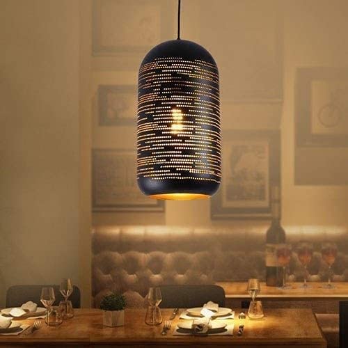 Lámpara colgante de comedor rústica Dealnt para mesa de bar