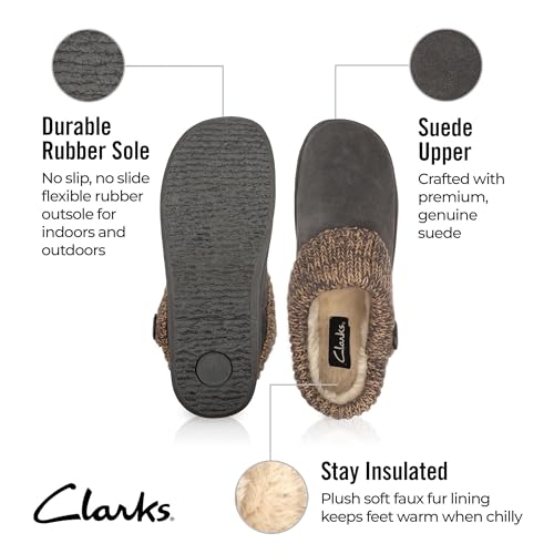 Image of Clarks Women's Knit Scuff Slipper