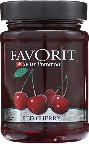 Favorit Preserve Red Cherry, 12.3 oz