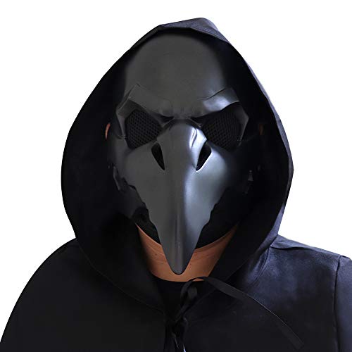 Animales, Toy damdos Máscara de cuervo para cosplay, máscara de cuervos de la segadora de cuervos, máscara de cuervos de la segadora de pájaros, máscara punk